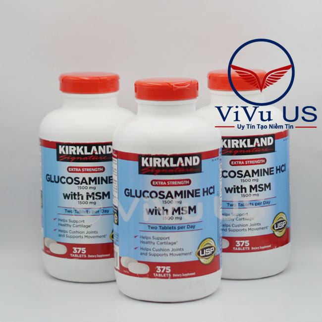 Thuốc bổ xương khớp tốt nhất hiện nay đầu tiên phải nói tới Glucosamine 375 viên