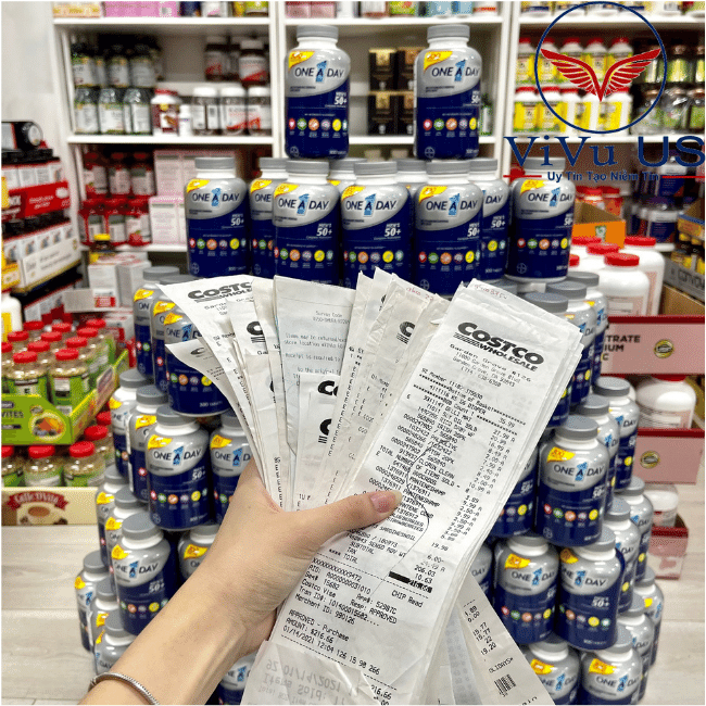 Hình Thật One A Day Men 50+ Kèm Bill Tại Shop